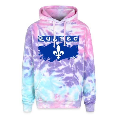Québec la Belle province - Adult Tie Dye Hoodie