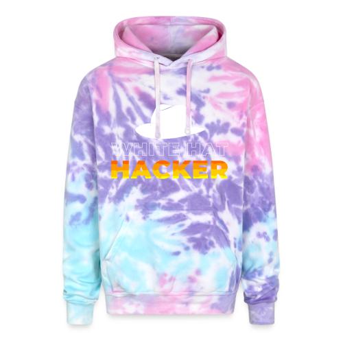 White Hat Hacker - Adult Tie Dye Hoodie