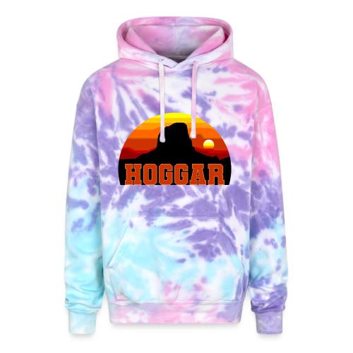 Algeria: Hoggar Desert Horizon - Adult Tie Dye Hoodie