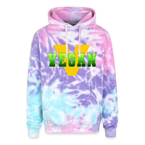 Vegan Energy V - Adult Tie Dye Hoodie