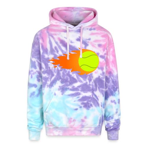 Tennis Ball - Adult Tie Dye Hoodie