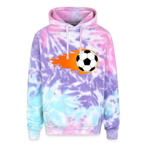 Soccer Ball - Adult Tie Dye Hoodie
