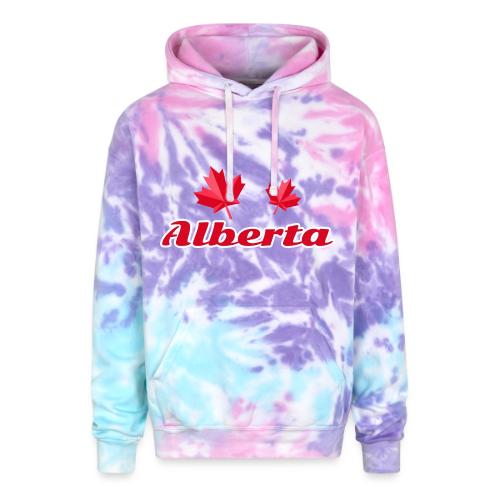 Alberta, province of Canada - Adult Tie Dye Hoodie
