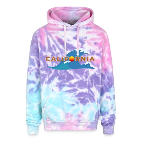 Blue Wave California - Adult Tie Dye Hoodie