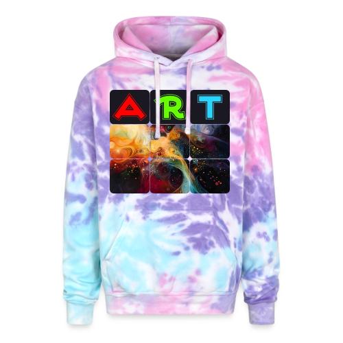Waves of Art - Adult Tie Dye Hoodie