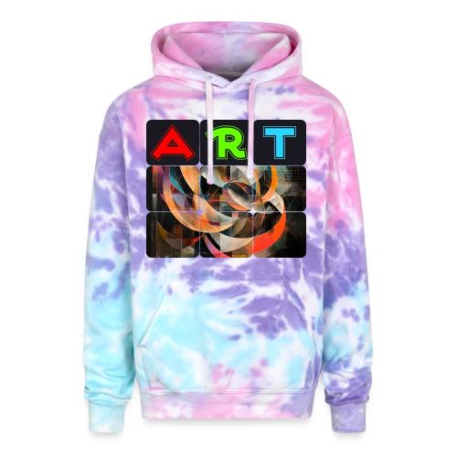 Fragments of Art - Adult Tie Dye Hoodie