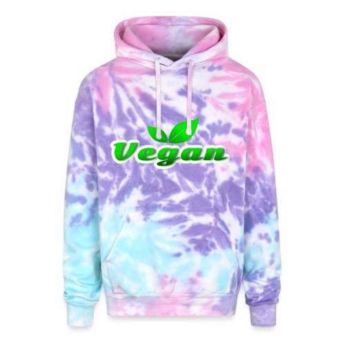 Pure Vegan Leaves - Adult Tie Dye Hoodie