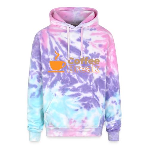 Coffee break - Adult Tie Dye Hoodie