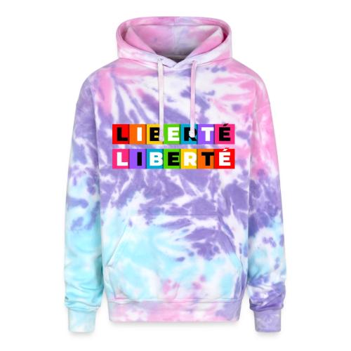 Freedom in colour - Adult Tie Dye Hoodie