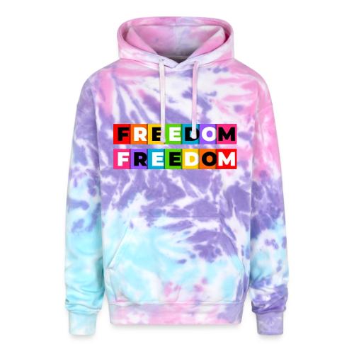 Freedom in Color - Adult Tie Dye Hoodie