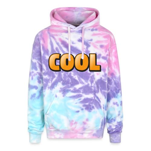 Cool 3D Word Design – Bold Chill Style - Adult Tie Dye Hoodie