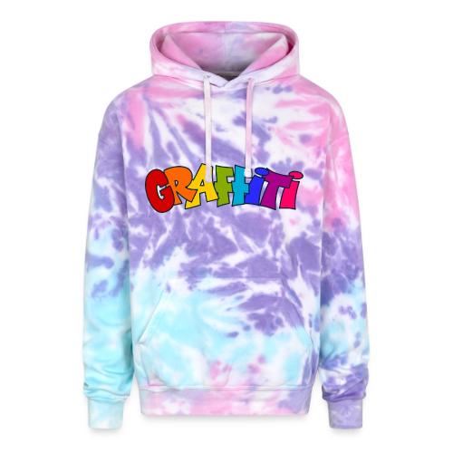 Graffiti - Adult Tie Dye Hoodie