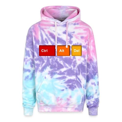 CTRL + ALT + DEL - Adult Tie Dye Hoodie
