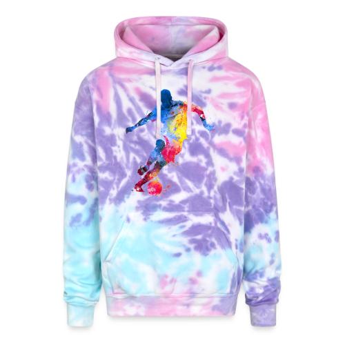 Soccer: Splash Kick - Adult Tie Dye Hoodie