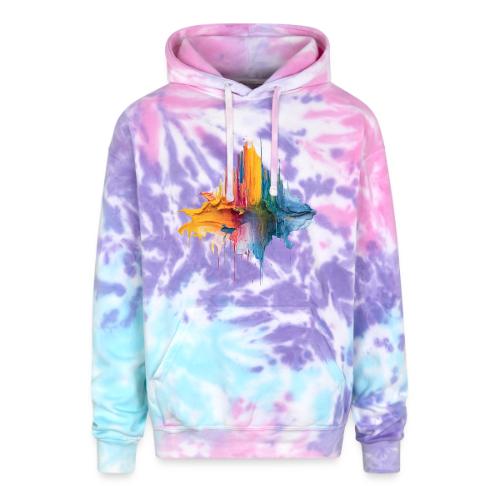 Impasto Spectrum - Adult Tie Dye Hoodie