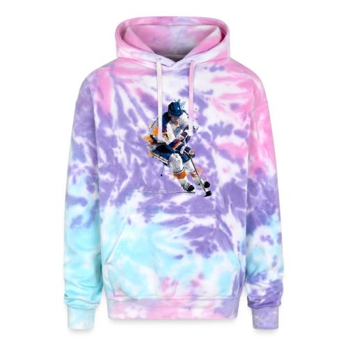 Hockey: Icy Streaks - Adult Tie Dye Hoodie