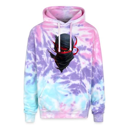 Crimson Stare Ninja - Adult Tie Dye Hoodie