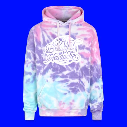 a beautiful headache - Adult Tie Dye Hoodie