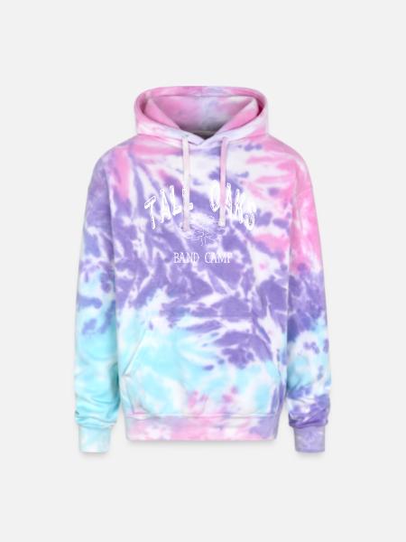 American Pie - Tall Oaks Band Camp - Adult Tie Dye Hoodie - cotton candy