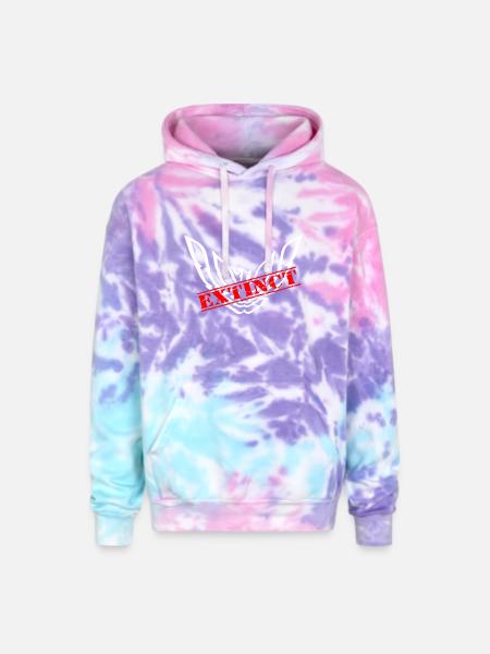 Trans Am - Adult Tie Dye Hoodie - cotton candy