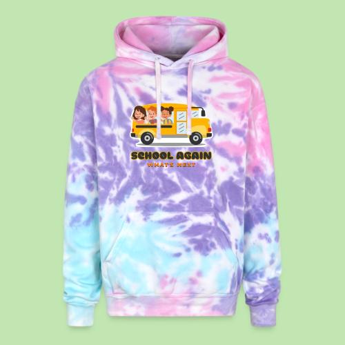 first day of school outfit- school again - Adult Tie Dye Hoodie