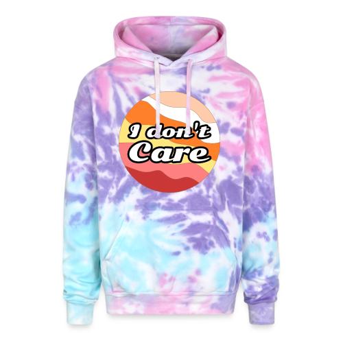 I Don’t Care Vibes - Adult Tie Dye Hoodie