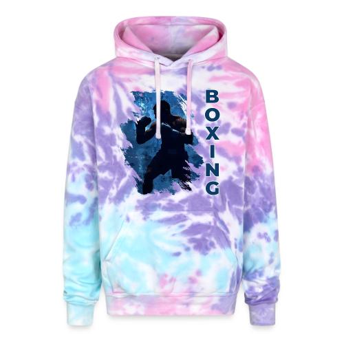Boxing Style - Adult Tie Dye Hoodie