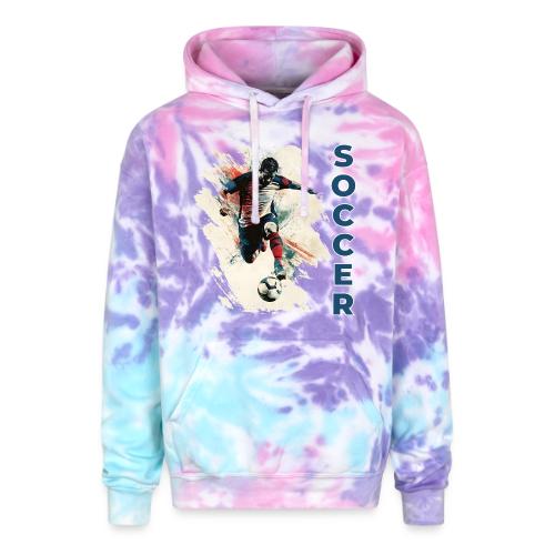 Soccer Power Move - Adult Tie Dye Hoodie