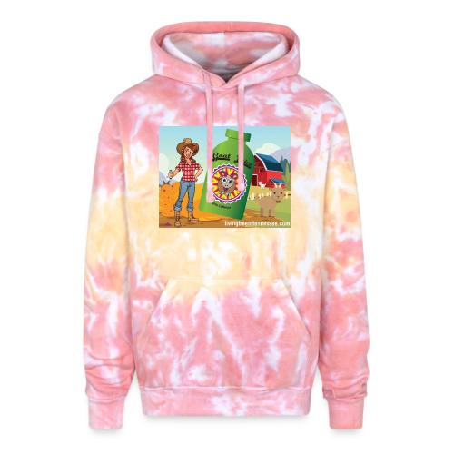 Nicole Sauce's Goat Juice - Adult Tie Dye Hoodie