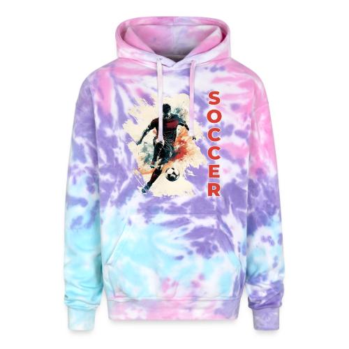 Soccer Blaze - Adult Tie Dye Hoodie