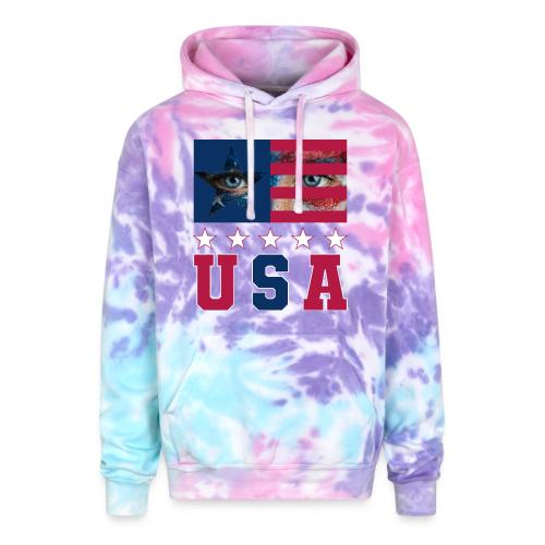 Stars and Vision USA - Adult Tie Dye Hoodie