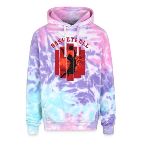Basketball Mode On - Adult Tie Dye Hoodie