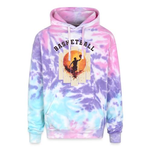 Basketball again and again - Adult Tie Dye Hoodie