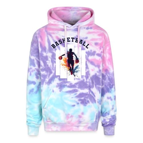 Basketball Never Stops - Adult Tie Dye Hoodie