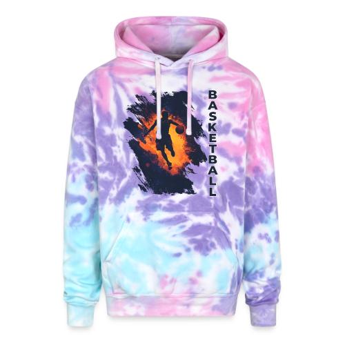 Basketball Focus - Adult Tie Dye Hoodie
