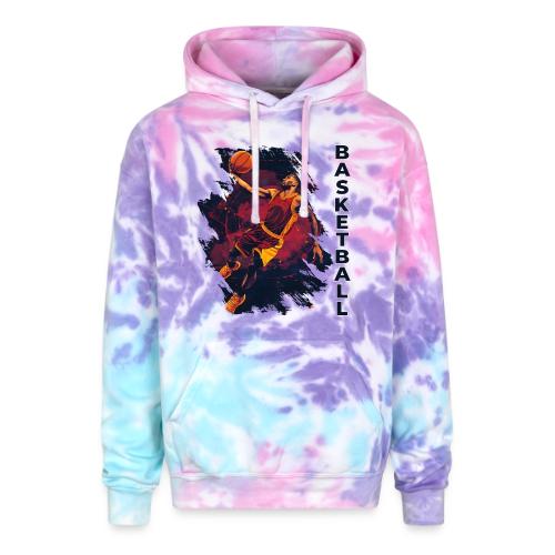 Basketball Charge - Adult Tie Dye Hoodie