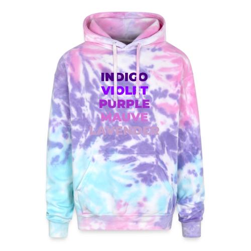 Shades of Purple - Adult Tie Dye Hoodie