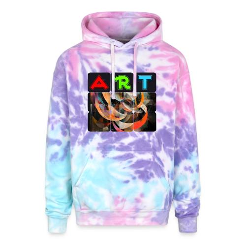 Fragments of Art - Adult Tie Dye Hoodie