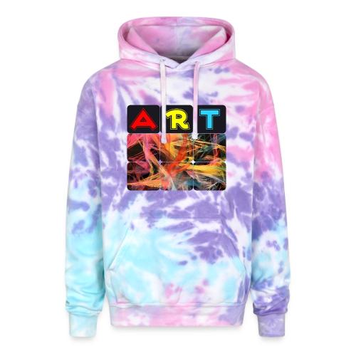 Chaotic Threads of Art - Adult Tie Dye Hoodie