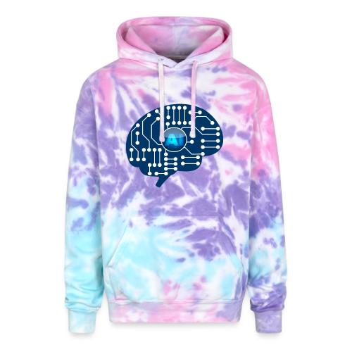 AI: Mind Wired - Adult Tie Dye Hoodie