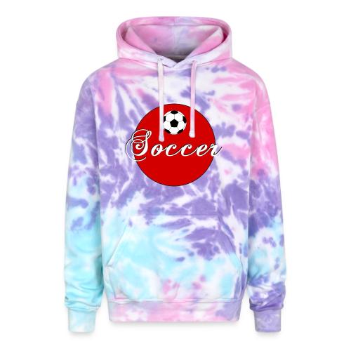 Soccer: Goal Circle - Adult Tie Dye Hoodie