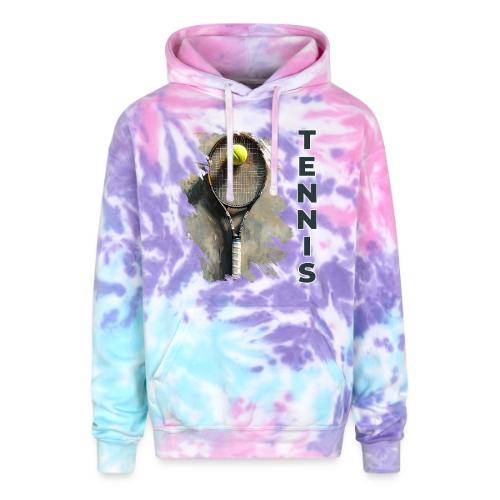 Tennis Power Play - Adult Tie Dye Hoodie