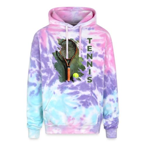 Tennis Precision Strike - Adult Tie Dye Hoodie