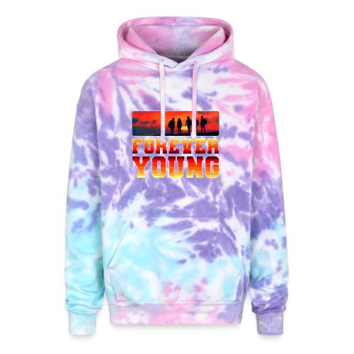 Forever Young - Adult Tie Dye Hoodie