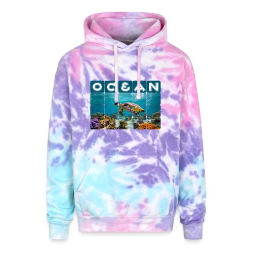 Ocean: Gentle Voyager - Adult Tie Dye Hoodie
