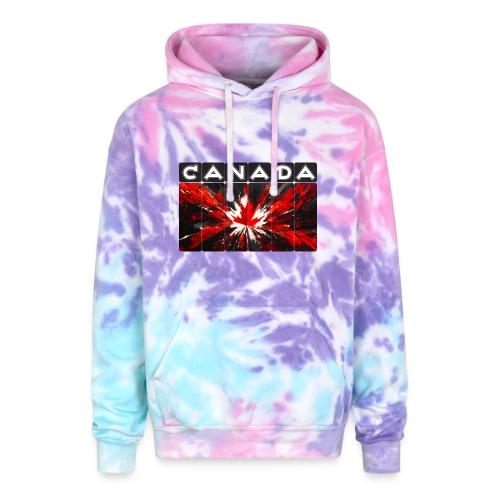 Canada Splash - Adult Tie Dye Hoodie