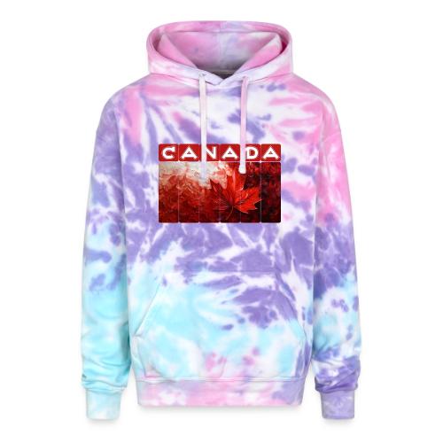 Canada Painted Pride - Adult Tie Dye Hoodie