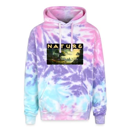 Whispers of Green Peaks - Adult Tie Dye Hoodie