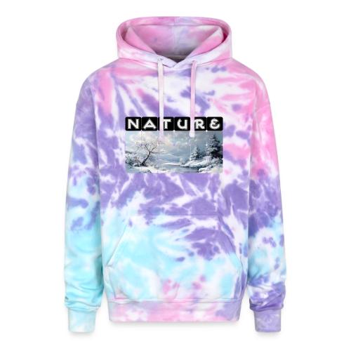 Nature: Winter Embrace - Adult Tie Dye Hoodie