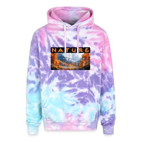 Nature: Golden Autumn Escape - Adult Tie Dye Hoodie